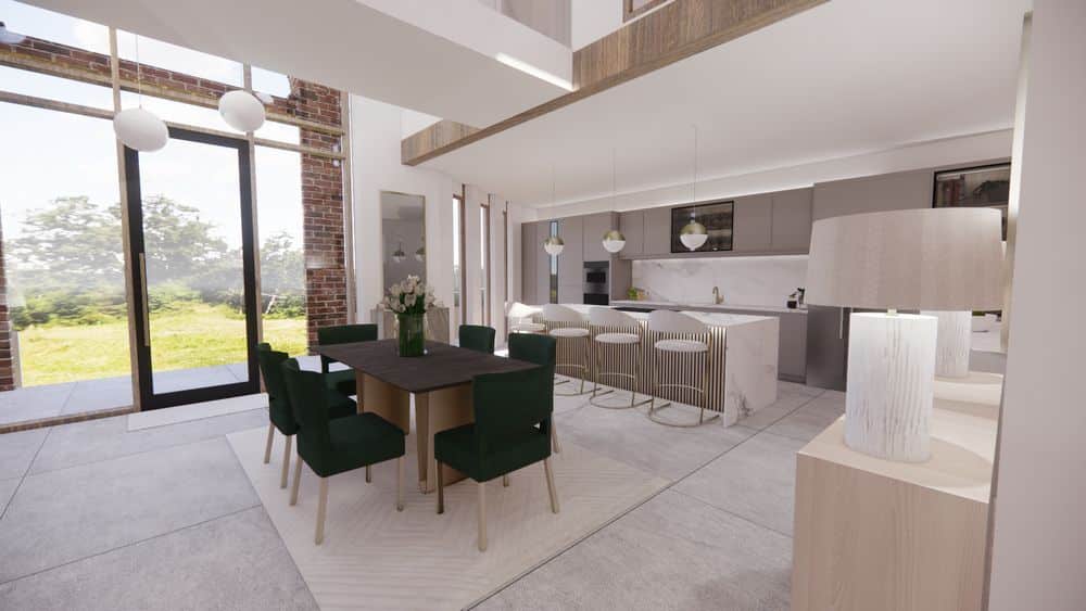 Turners Hall Barns Conversion - HH Interiors