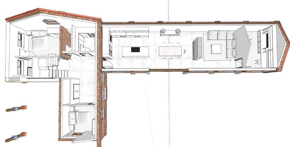 Turners Hall Barns Conversion - HH Interiors