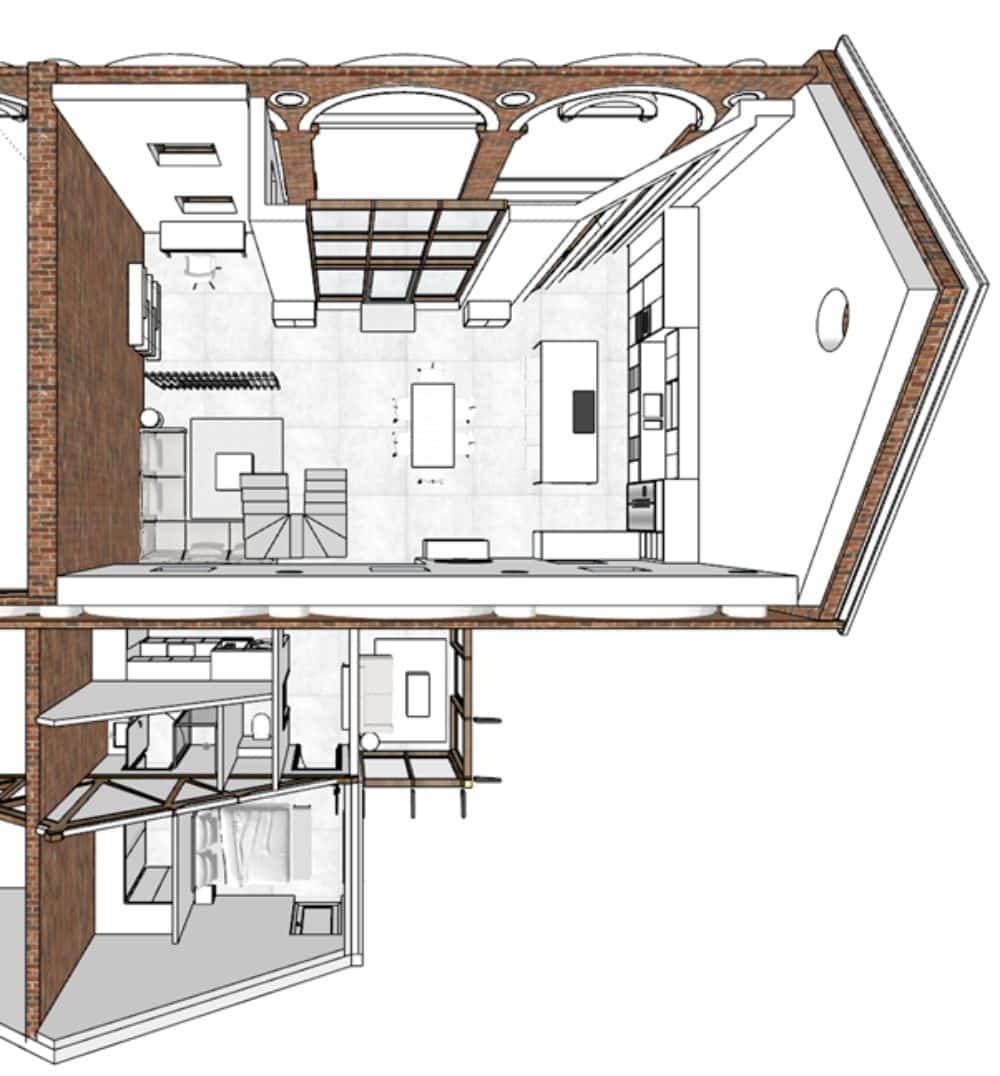 Turners Hall Barns Conversion - HH Interiors