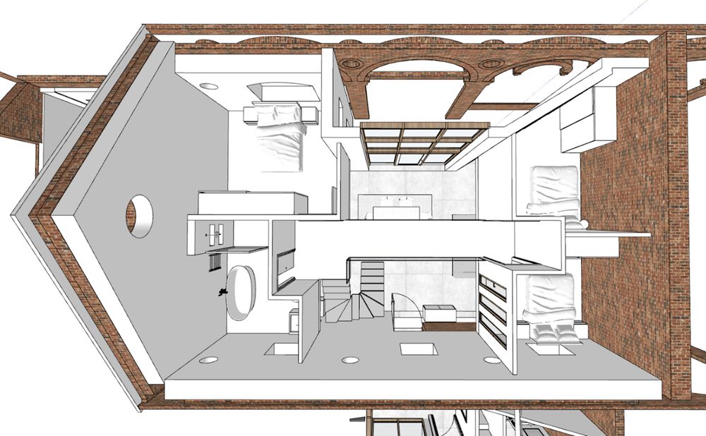 Turners Hall Barns Conversion - HH Interiors